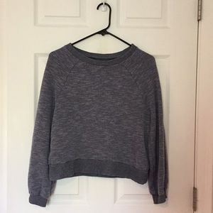 Rusty blue cropped sweater